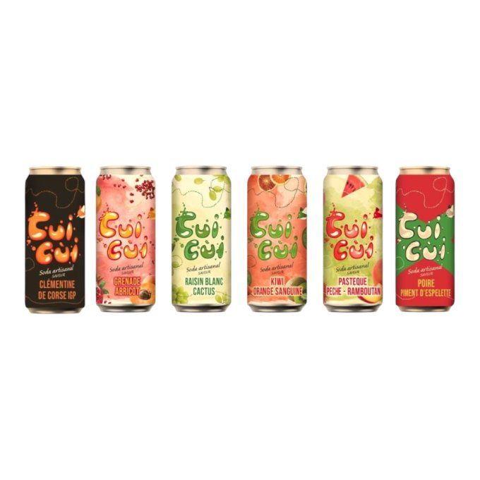 Box "SOLEIL" 6 sodas 33CL