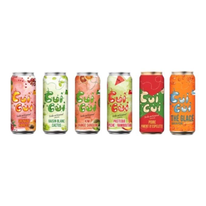 Box " SOLEIL" 6 Sodas 33CL 