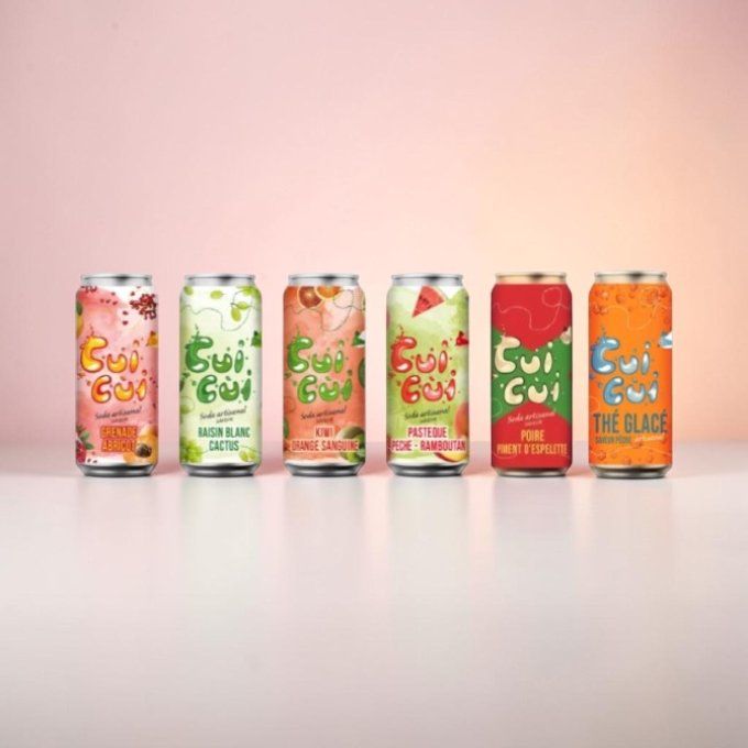 Box " SOLEIL" 6 Sodas 33CL 